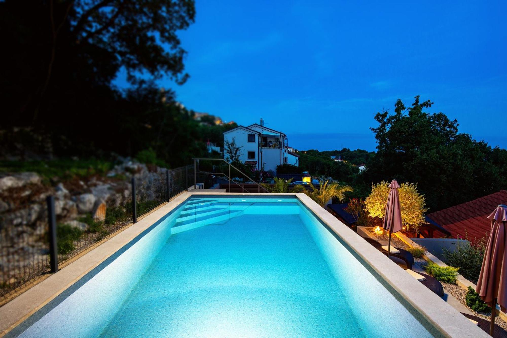 Srok Apartments With Pool Кастав Екстер'єр фото